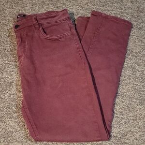 Roots Women's Burgundy Skinny Jeans